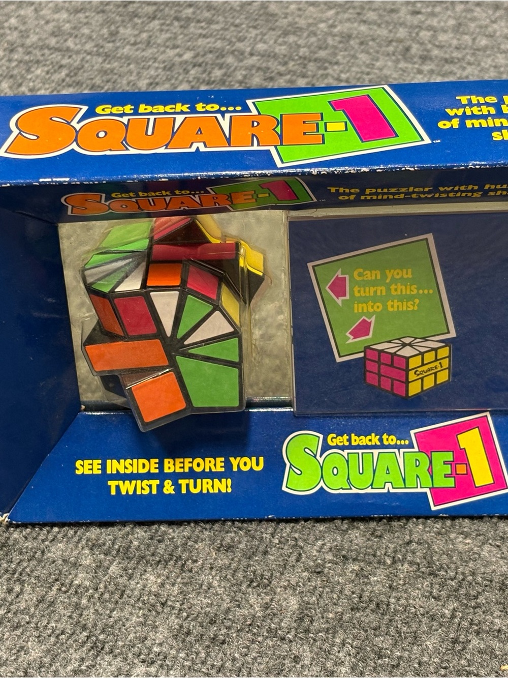 Square-1 Twist Puzzle Brain Teaser - Multicolor